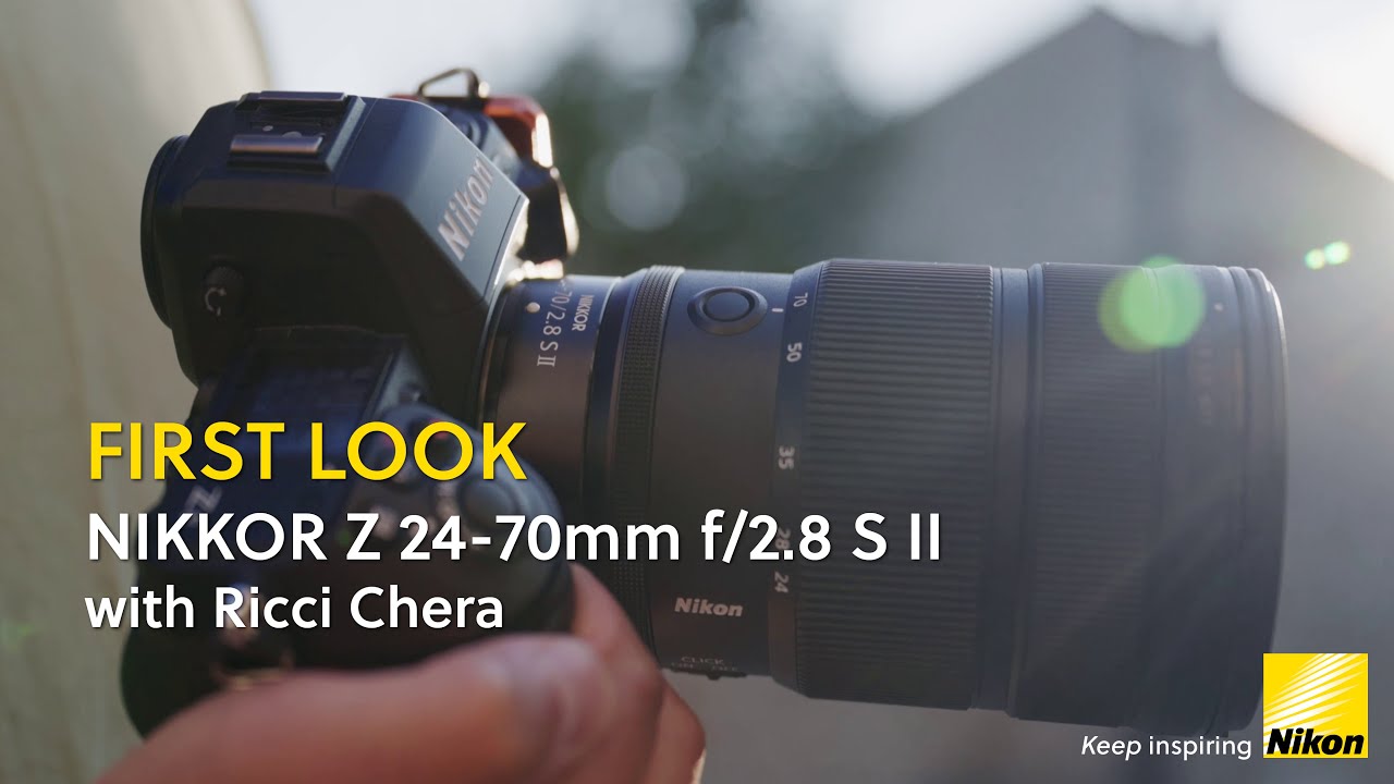 NIKKOR Z 24-70mm f/2.8 S II | Primeiro olhar sobre a lente profissional de �ltima gera��o | com Ricci Chera